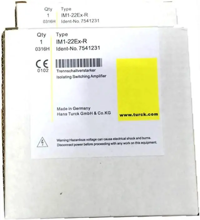 Alt view image 3 of 3 - TURCK IM1-22EX-R 7541231 Isolating switching amplifier