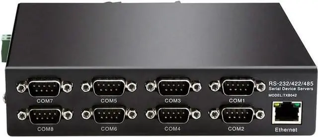 Alt view image 6 of 7 - 8 Ports RS232 RS485 RS422 to Ethernet TCP/IP Converter Multiple Serial Device Server Switch Modbus Gateway