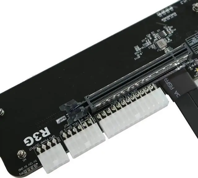 Alt view image 7 of 7 - M.2 Key M NVMe External Graphics Card Stand Bracket R43SG 64Gbs with PCIe4.0 x4 Riser Cable 25cm 50cm for Graphics Card After 1660 (R43SG 50CM)