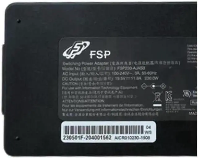 Alt view image 2 of 2 - 230W 19.5V 11.8A 5.5x2.5mm FSP FSP230-AJAS3 Power Supply AC Adapter Charger