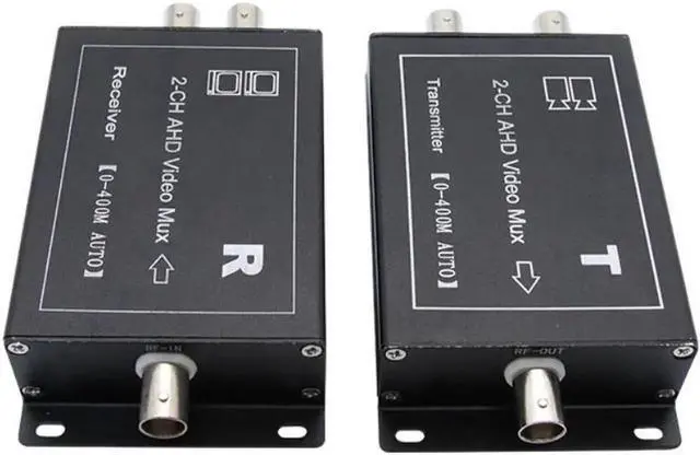 Main image of Cctv Camera Multiplexer 2 Channel Ahd Coaxial Video Multiplexer With Signal Transmission Distance Ahd Multiplexer