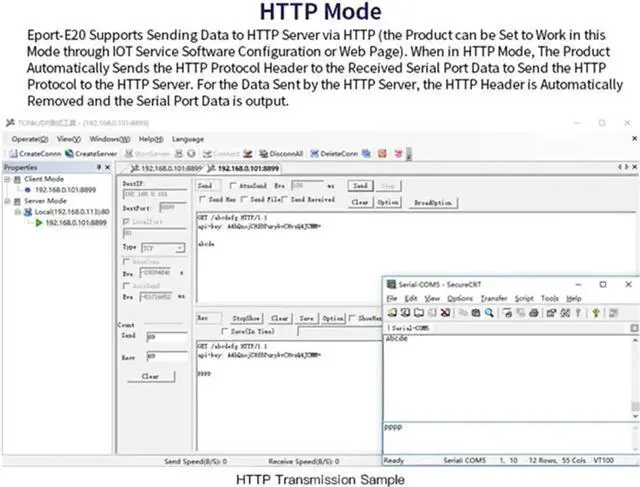 Alt view image 4 of 7 - Eport-E20 Network Server Port FreeRTOS TTL Serial to Ethernet Embedded Module DHCP 3.3V DHCP TCP IP Telnet Converter MCU (5pcs)
