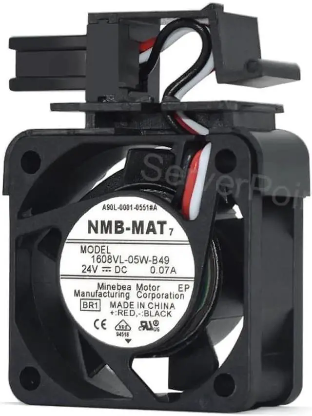 Main image of 1608VL-05W-B49 Square Cooling Fan For NMB-MAT Minebea Motor Cooler 40*40*20mm 4020 DC24V 0.07A