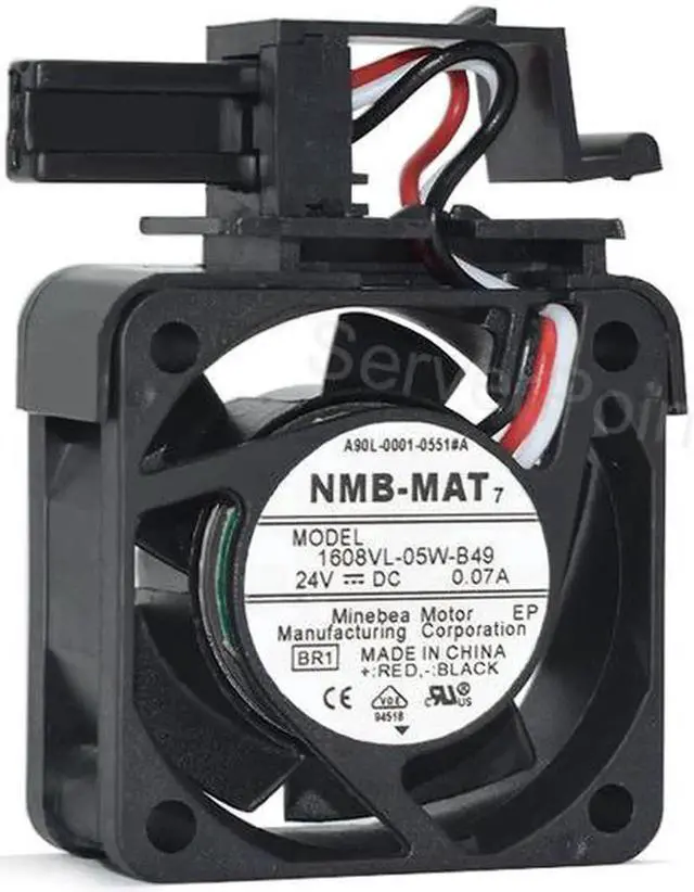 Alt view image 2 of 2 - 1608VL-05W-B49 Square Cooling Fan For NMB-MAT Minebea Motor Cooler 40*40*20mm 4020 DC24V 0.07A