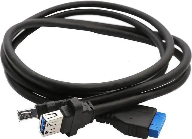 Alt view image 3 of 7 - 19-Pin USB 3.0 Header Mini PCI-Express Card with Female USB 3.0 Cable E3-MPE202-2P