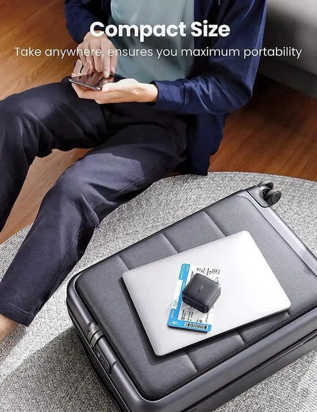 Alt view image 5 of 7 - USB C Charger, 65W GaN PPS Type C Fast PD Charger Compatible with MacBook Pro Air, iPhone, iPad Pro, Galaxy, Dell XPS USB C Laptop Devices 4 Ports