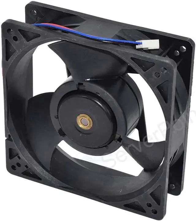 Alt view image 2 of 2 - EFB1324SHE DC 24V 1.38A 3-wire 127x127x38mm Server Cooler Fan