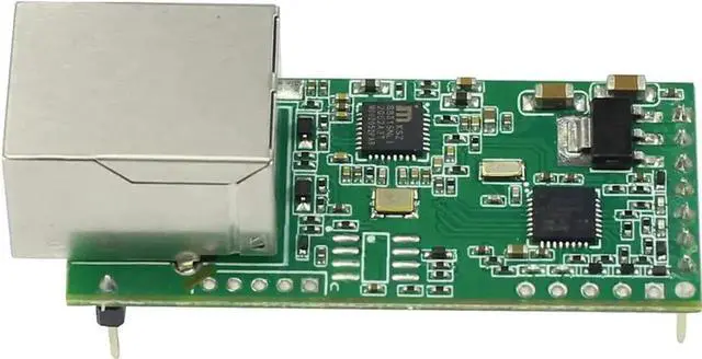 Alt view image 5 of 7 - Upgraded Tiny USR-TCP232-T2 Serial Module Tiny Serial Ethernet Converter Module UART TTL to Ethernet TCPIP Module Support DHCP and DNS