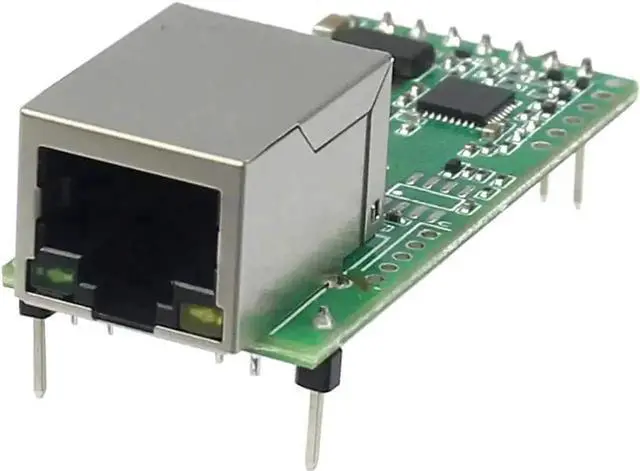 Alt view image 3 of 7 - Upgraded Tiny USR-TCP232-T2 Serial Module Tiny Serial Ethernet Converter Module UART TTL to Ethernet TCPIP Module Support DHCP and DNS