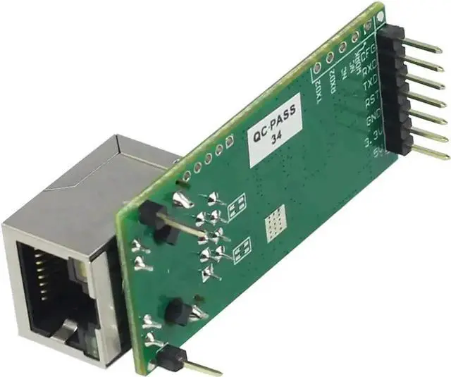 Alt view image 7 of 7 - Upgraded Tiny USR-TCP232-T2 Serial Module Tiny Serial Ethernet Converter Module UART TTL to Ethernet TCPIP Module Support DHCP and DNS