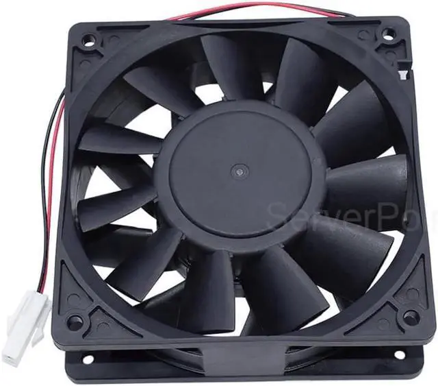 Alt view image 2 of 2 - Well Tested Cooler PFB1224UHEC8X 12038 24V 2.40A 2 Wires Large Air Volume Inverter Cooling Fan