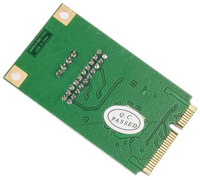 Alt view image 2 of 7 - 19-Pin USB 3.0 Header Mini PCI-Express Card with Female USB 3.0 Cable E3-MPE202-2P