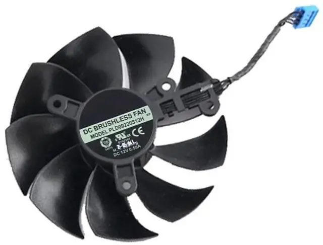 Alt view image 7 of 7 - 87MM PLD09220S12H Graphics Card Cooling Fan Replacement for E.VGA GeForce RTX 3070 3080 TI 3090 FTW3 Ultra Gaming Cooler Fan