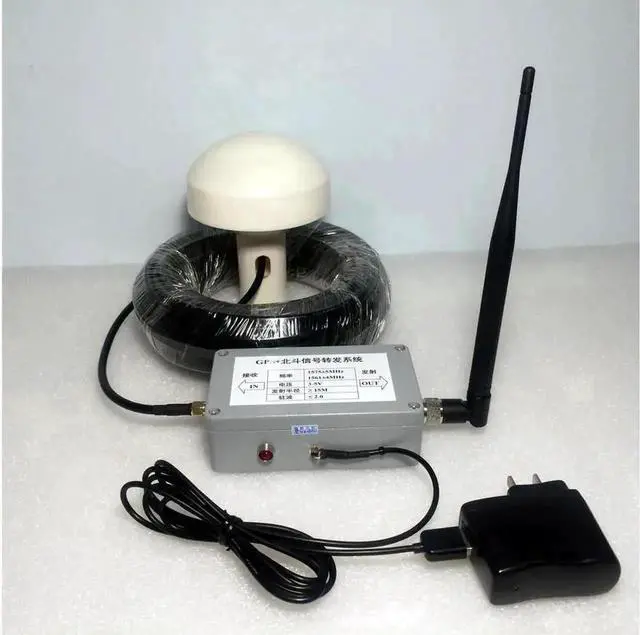 Alt view image 4 of 6 - Vszerda Indoor GPS Signal Repeater Amplifier Transfer L1 BD2 Full Kit 15M Distance (100M GPS Cable)