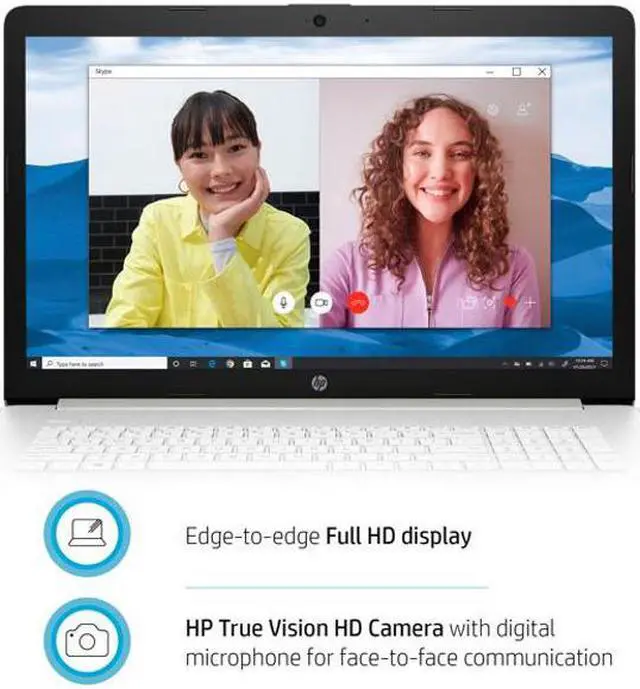 Alt view image 2 of 11 - HP 17" FHD, i3-1115, 8GB RAM, 256 GB SSD, Silver, Windows 11, 17-by4022wm