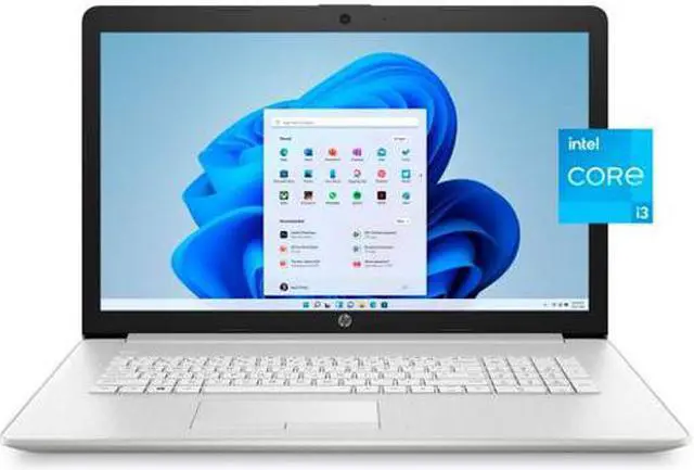 Alt view image 2 of 4 - HP 17" FHD, i3-1115, 16GB RAM, 256 GB SSD+1TB HDD, Silver, Windows 11, 17-by4022wm