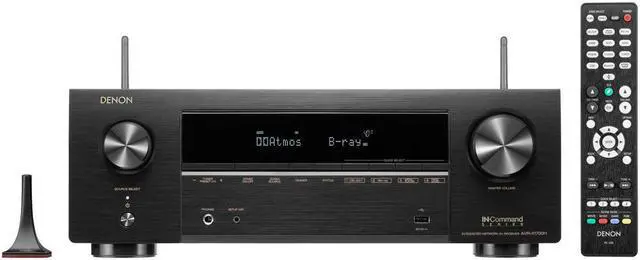 Alt view image 2 of 5 - Denon 7.2-Channel 8K AV Receiver with 3D Audio, WiFi, Bluetooth, Voice Control and Heos