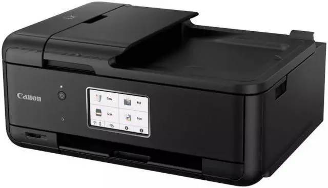 Alt view image 3 of 7 - Canon TR8620 All-in-One Printer for Home Office | Copier |Scanner| Fax |Auto Document Feeder | Photo and Document Printing | Airprint (R) and Android Printing, Black