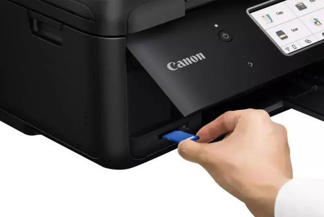 Alt view image 6 of 7 - Canon TR8620 All-in-One Printer for Home Office | Copier |Scanner| Fax |Auto Document Feeder | Photo and Document Printing | Airprint (R) and Android Printing, Black