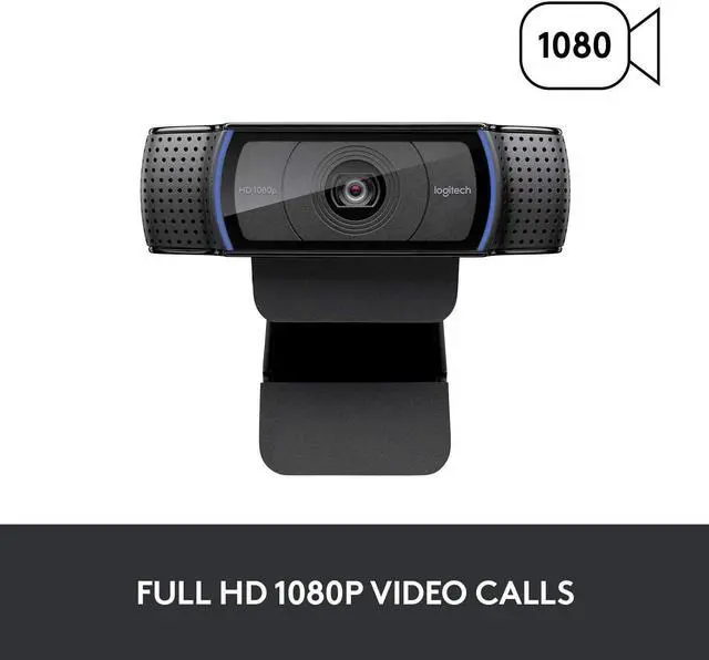 Alt view image 3 of 7 - Logitech C920x HD Pro Webcam, Full HD 1080p/30fps Video Calling, Clear Stereo Audio, HD Light Correction, Works with Skype, Zoom, FaceTime, Hangouts, PC/Mac/Laptop/Macbook/Tablet - Black