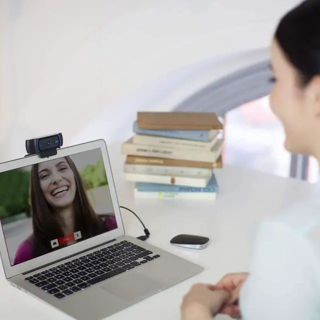 Alt view image 7 of 7 - Logitech C920x HD Pro Webcam, Full HD 1080p/30fps Video Calling, Clear Stereo Audio, HD Light Correction, Works with Skype, Zoom, FaceTime, Hangouts, PC/Mac/Laptop/Macbook/Tablet - Black