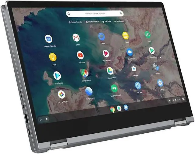 Alt view image 2 of 6 - Lenovo Chromebook Flex 5 13.3" Laptop, FHD (1920 x 1080) Touch Display, Intel Core i3-10110U Processor, 4GB DDR4 Onboard RAM, 64GB eMMC, Intel Integrated Graphics, Chrome OS, 82B80006UX, Graphite Grey
