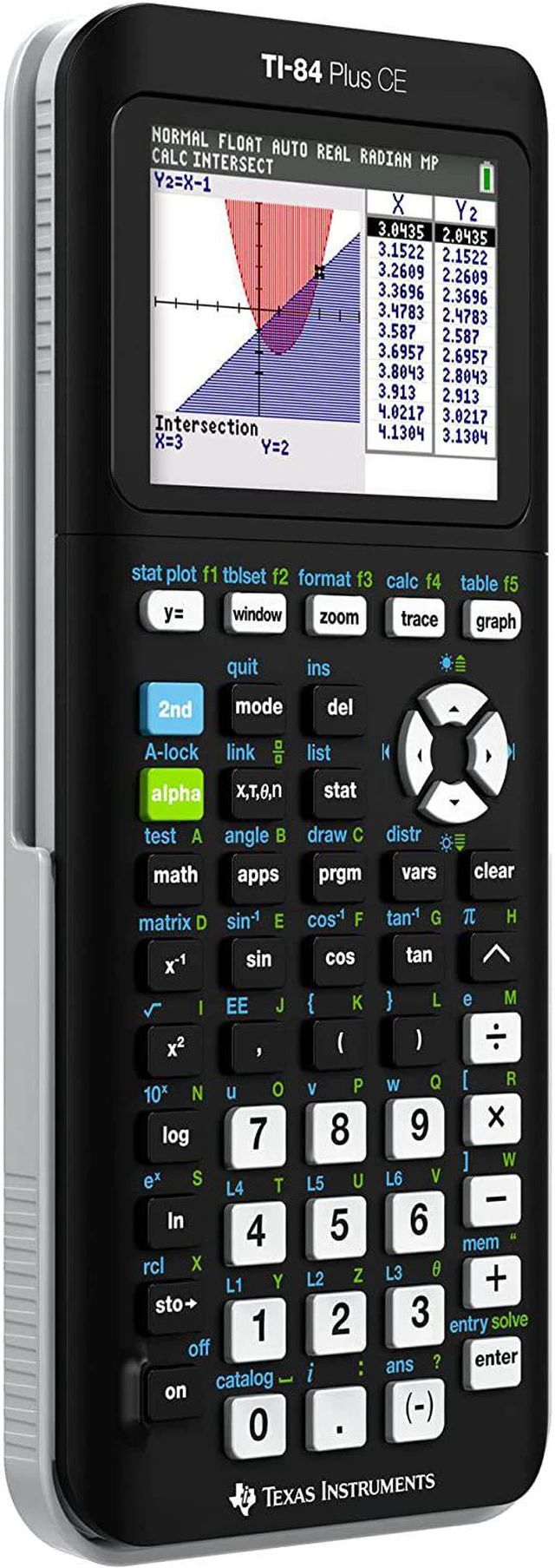 Alt view image 4 of 4 - Texas Instruments TI-84 Plus CE Color Graphing Calculator, Radical Red
