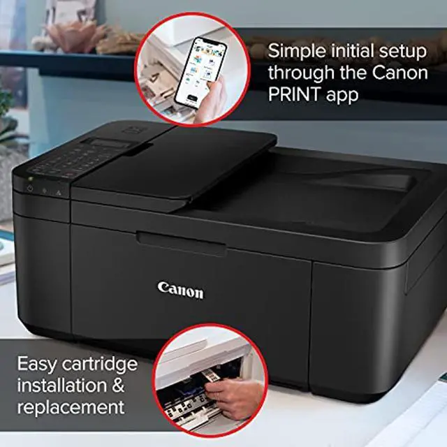 Alt view image 5 of 20 - Canon PIXMA TR4720 Wireless All-in-One Printer (Black)