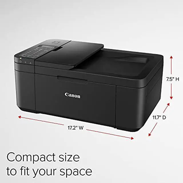 Alt view image 7 of 20 - Canon PIXMA TR4720 Wireless All-in-One Printer (Black)