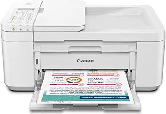 Alt view image 3 of 20 - Canon PIXMA TR4720 Wireless All-in-One Printer (White)