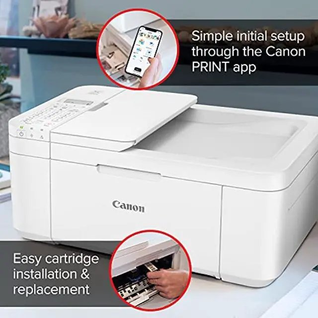 Alt view image 7 of 20 - Canon PIXMA TR4720 Wireless All-in-One Printer (White)
