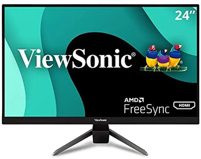 Alt view image 9 of 20 - ViewSonic VX2467-MHD 24 Inch 1080p Gaming Monitor with 100Hz, 1ms, Ultra-Thin Bezels, FreeSync, Eye Care, HDMI, VGA, and DP