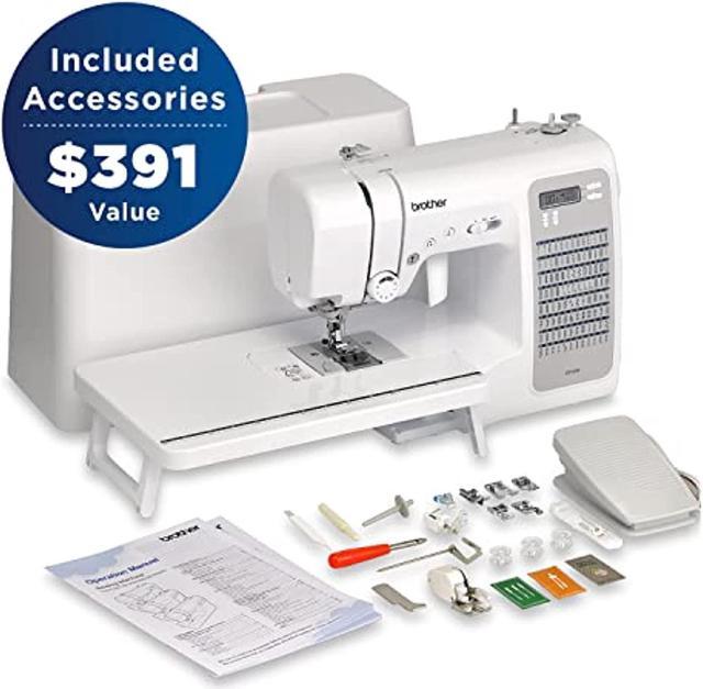 Alt view image 8 of 10 - Brother 100-Stitch Computerized Sewing Machine CP100X