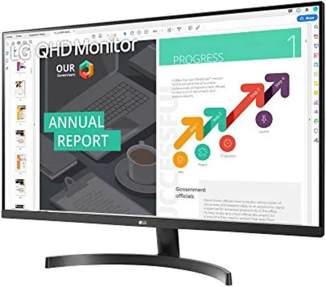Alt view image 20 of 20 - LG 32QN600-B 32-Inch QHD (2560 x 1440) IPS Monitor with HDR 10, AMD FreeSync with Dual HDMI Inputs, Black