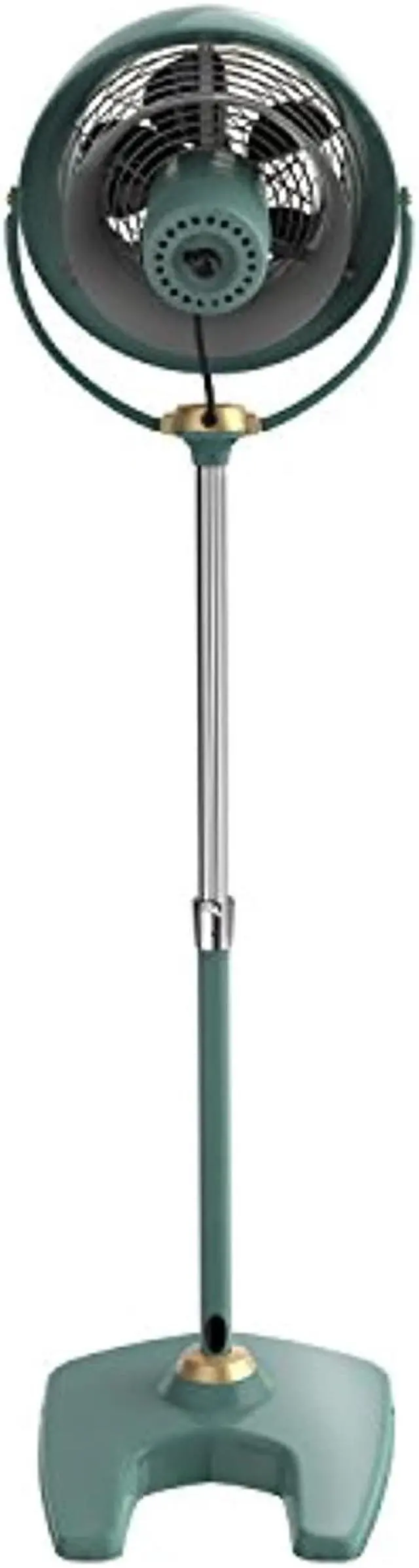 Alt view image 9 of 14 - Vornado VFANSRSTDGRN VFAN Sr. Pedestal Vintage Air Circulator - Green