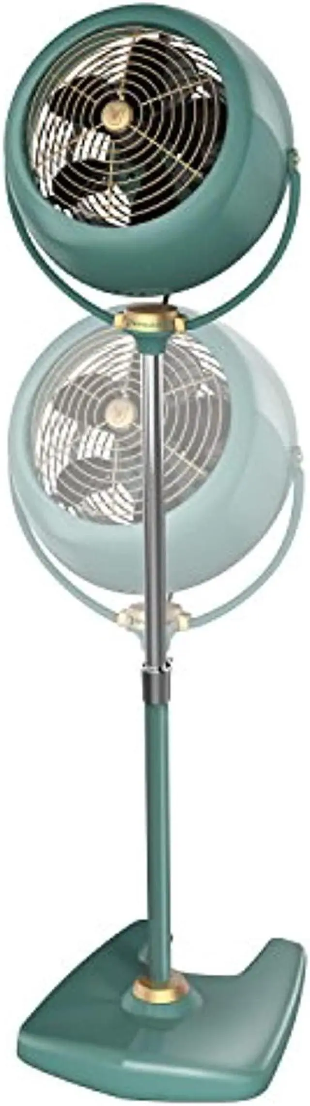Alt view image 12 of 14 - Vornado VFANSRSTDGRN VFAN Sr. Pedestal Vintage Air Circulator - Green
