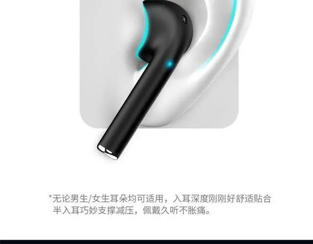 Alt view image 7 of 7 - GKN  Bluetooth Earbuds In-ear Headset Stereo Sound ANC Smart Fingerprint Touch GKN-LYEJ-1 For iPhone Huawei Samsung Xiaomi