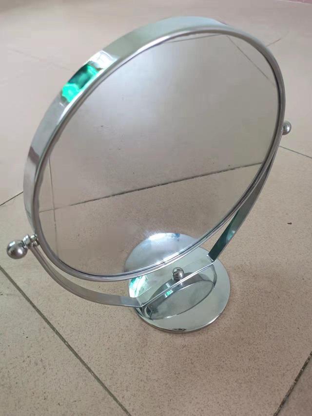 Main image of Double Sided Magnifying Makeup Mirror, 1X & 10X Magnification with 360 Degree Rotation- Clear & Transparent