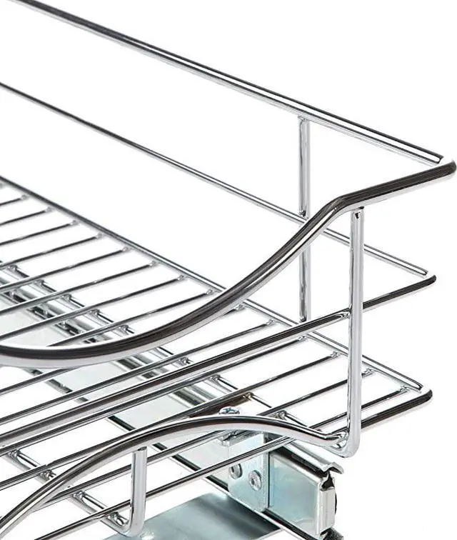 Alt view image 5 of 7 - Home Zone Living Pull Out Drawer Cabinet Organizer, 11" W x 21" D