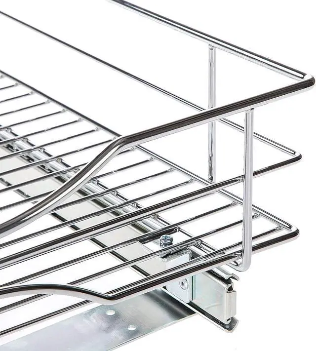 Alt view image 5 of 7 - Home Zone Living Pull Out Drawer Cabinet Organizer, 17" W x 21" D