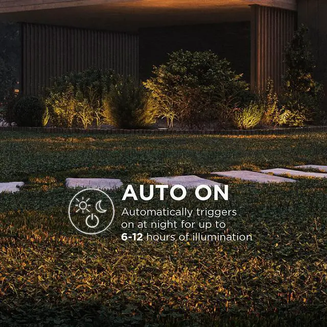 Alt view image 5 of 7 - Home Zone Security Solar Spotlights - Outdoor 500 Lumen High Brightness 3500K Warm Spot Light with 3 in 1, In-ground, Wall Mount, or Flag Pole Setup Design, Black (2-Pack)