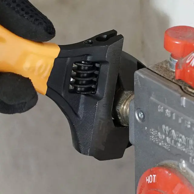 Alt view image 6 of 7 - STEELHEAD 10 Wide-Mouth Adjustable HAMMERHEAD Wrench, 1.5-Inch Opening, Forged Heat-Treated Steel w/Corrosion-Resistant Black Phosphate Finish, SAE & Metric Jaw Measurements, USA-Based Support