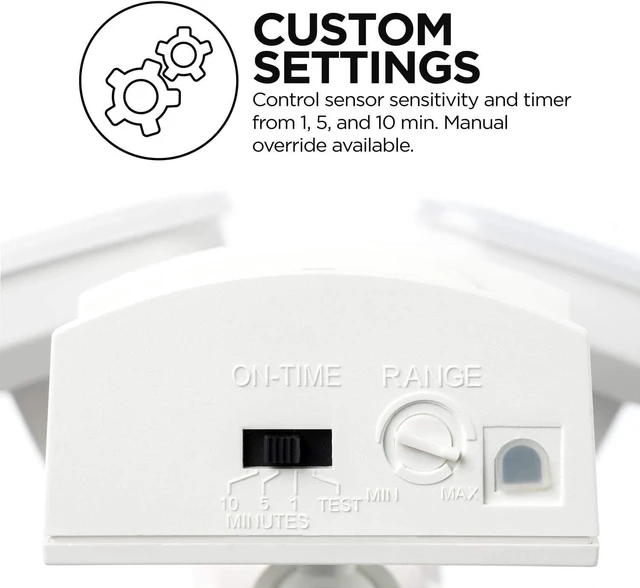 Home Zone Security Motion Sensor Security Light - Outdoor Weatherproof ...