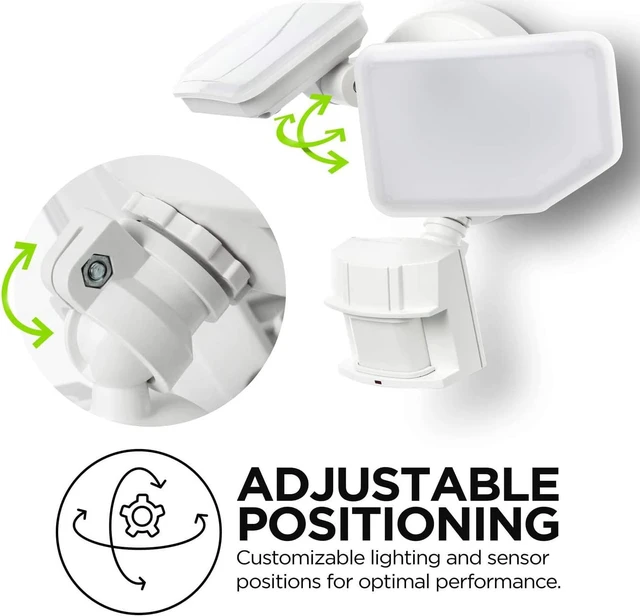 Home Zone Security Motion Sensor Security Light - Outdoor Weatherproof ...