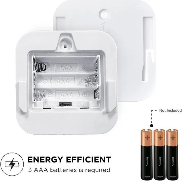 Alt view image 7 of 10 - Home Zone Security High Quality Constructed Linkable Flood Light Range Extension Motion Sensor - Energy Efficient, Up to 327ft Transmission Distance, and 4 Channel Selections