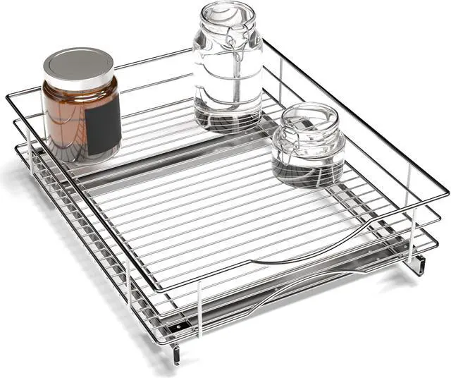 Main image of Home Zone Living Pull Out Drawer Cabinet Organizer, 17" W x 21" D