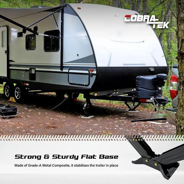 Alt view image 5 of 7 - Scissor Jacks for RV Camper Trailer | J-2500 Stabilizer Leveling Effortless Heavy Duty 2500 lbs Trailer Jack | Convenient Trailer Jack Stand and Stabilizer Jacks with 24-Inch Height