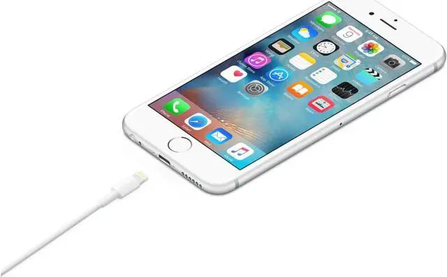 Alt view image 6 of 7 - Apple iPhone Compatible USB-A to 8 Pin Charging Cable (3FT, 1M)  White