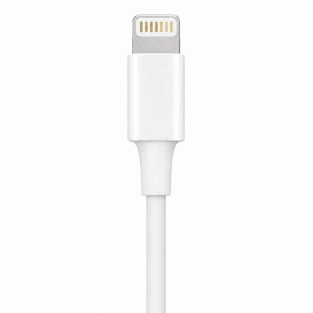 Alt view image 2 of 3 - YUEYAWAN USB-A to Lightning Cable, 3 ft White Charging and Sync Cord