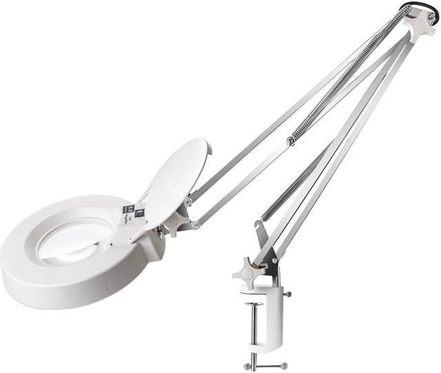 Adjustable Arm Lighted Magnifier Table Light For Reading Craft